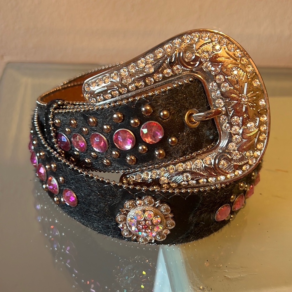 Rhinestone belt size S